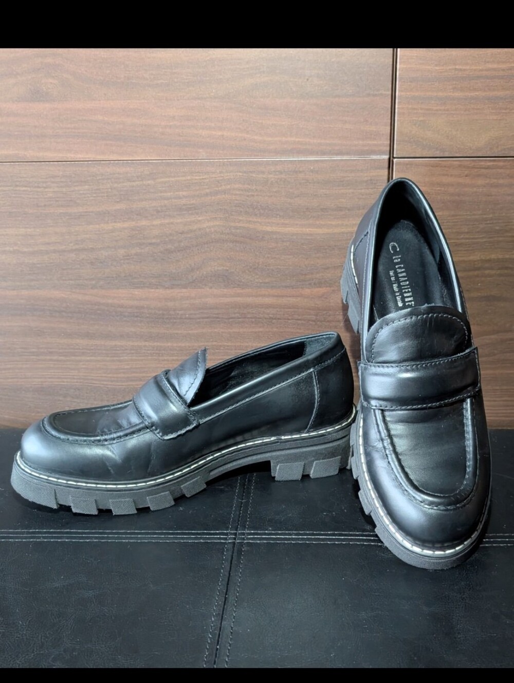 La Canadienne Douglas Loafers 9 Waterproof Leather Made In Canada